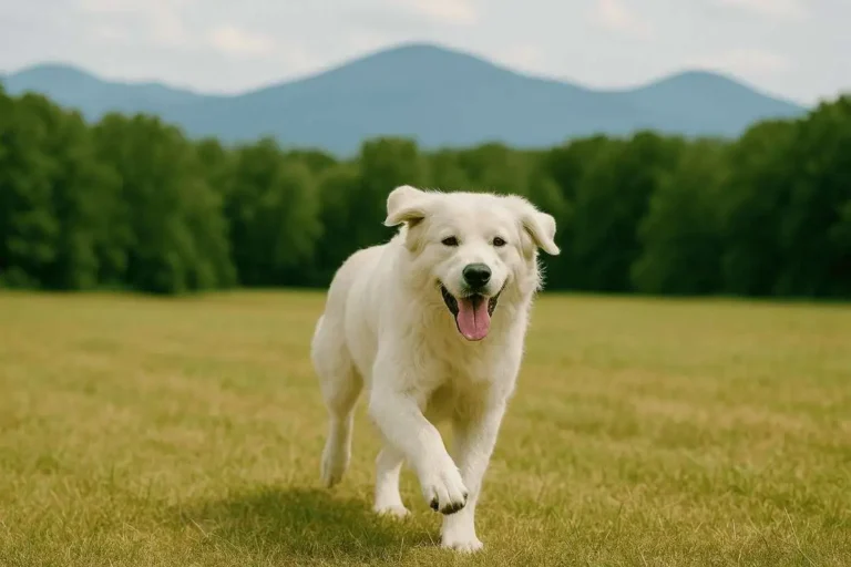 Colorado mountain dog running